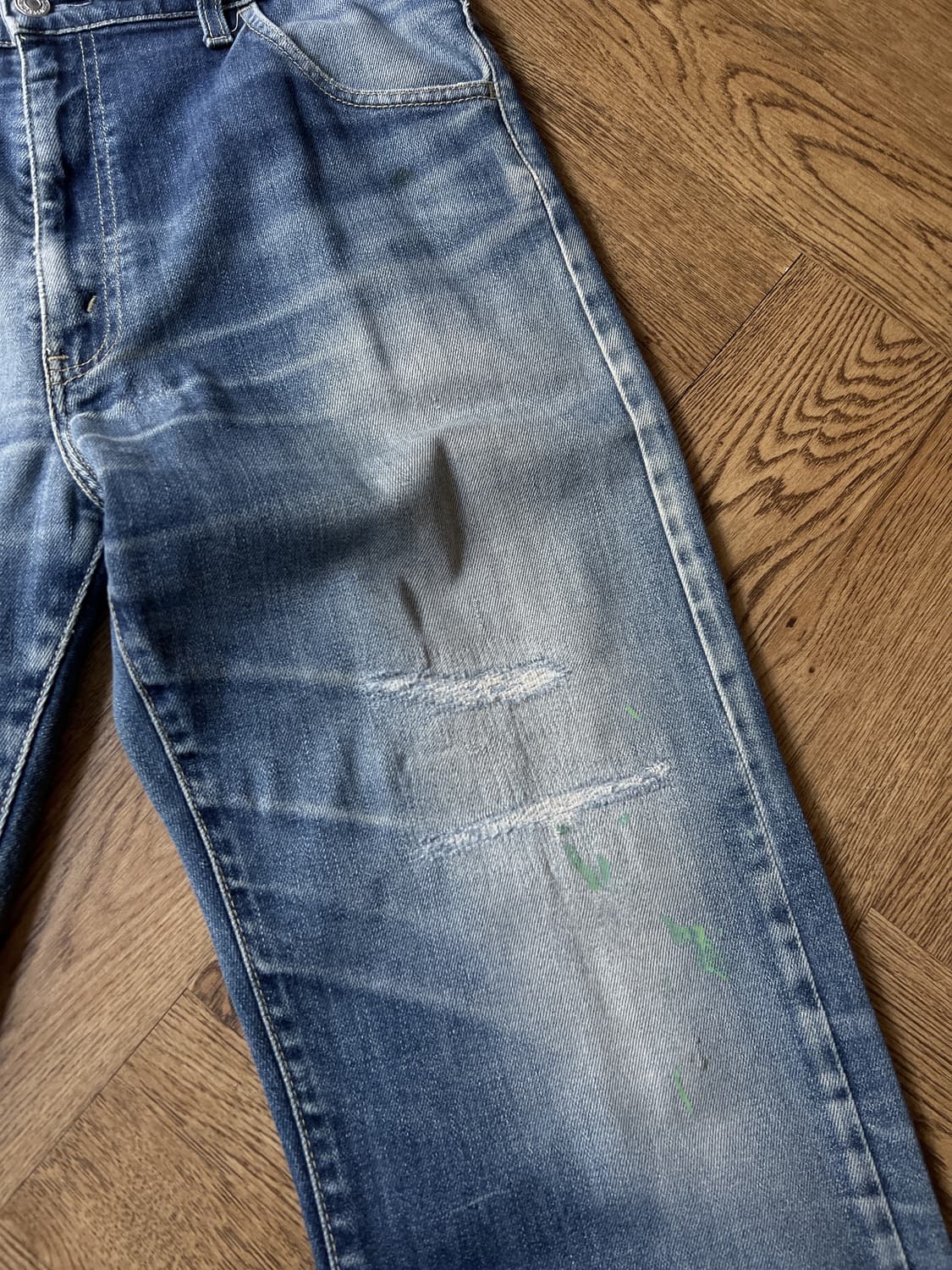 [33]리바이스 유럽 00515-8401 하드 페이딩 데님 팬츠 상품이미지5