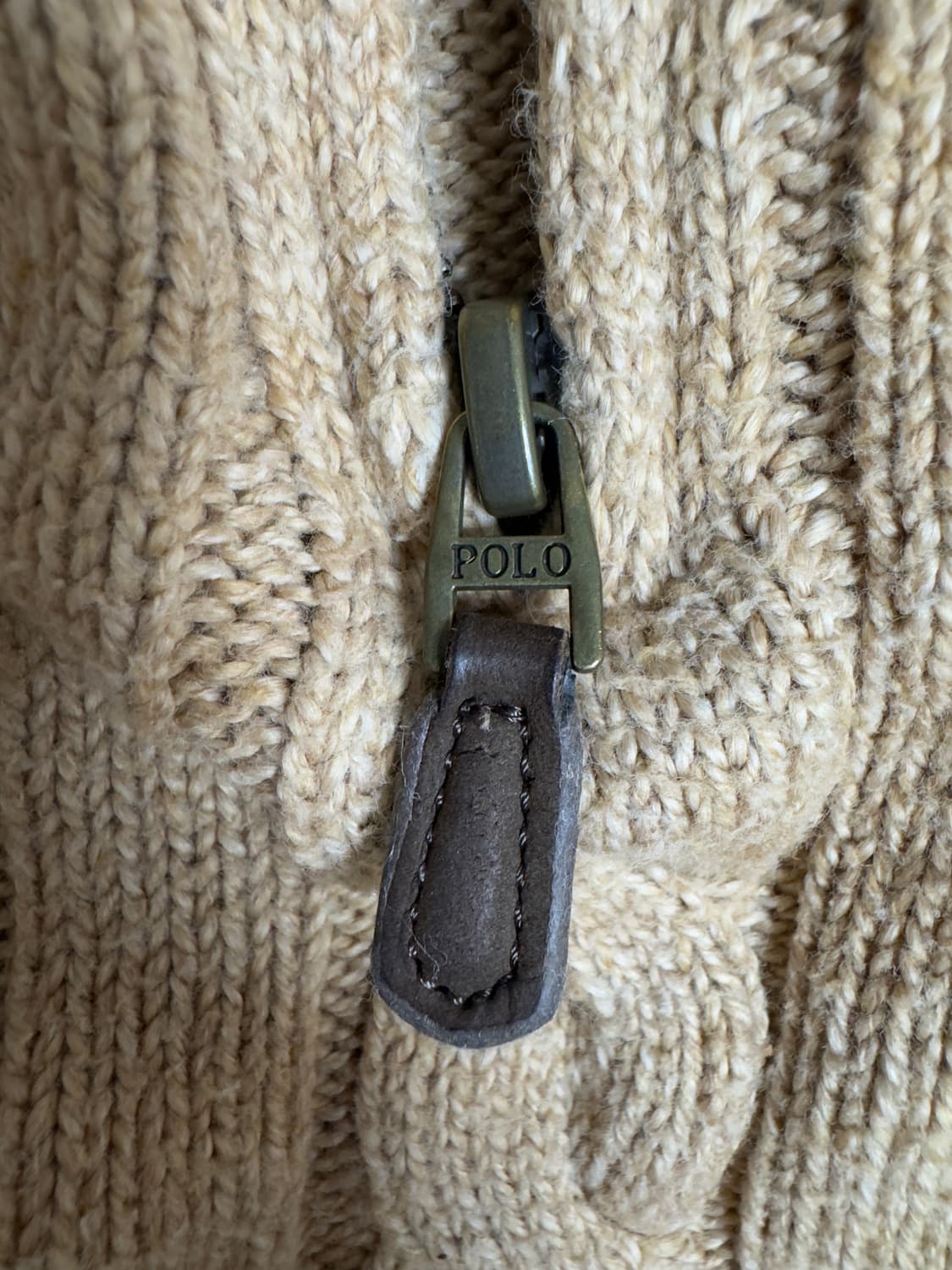 폴로 반짚업 니트 상품이미지3