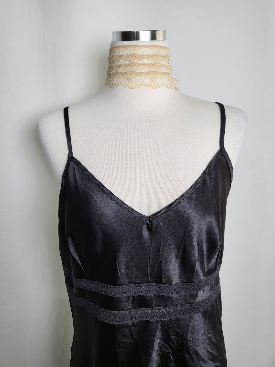 빈티지 새틴 실크 슬립 원피스 상품이미지3