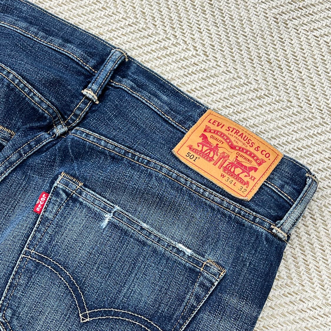 리바이스 501 데님팬츠 r3292 상품이미지5