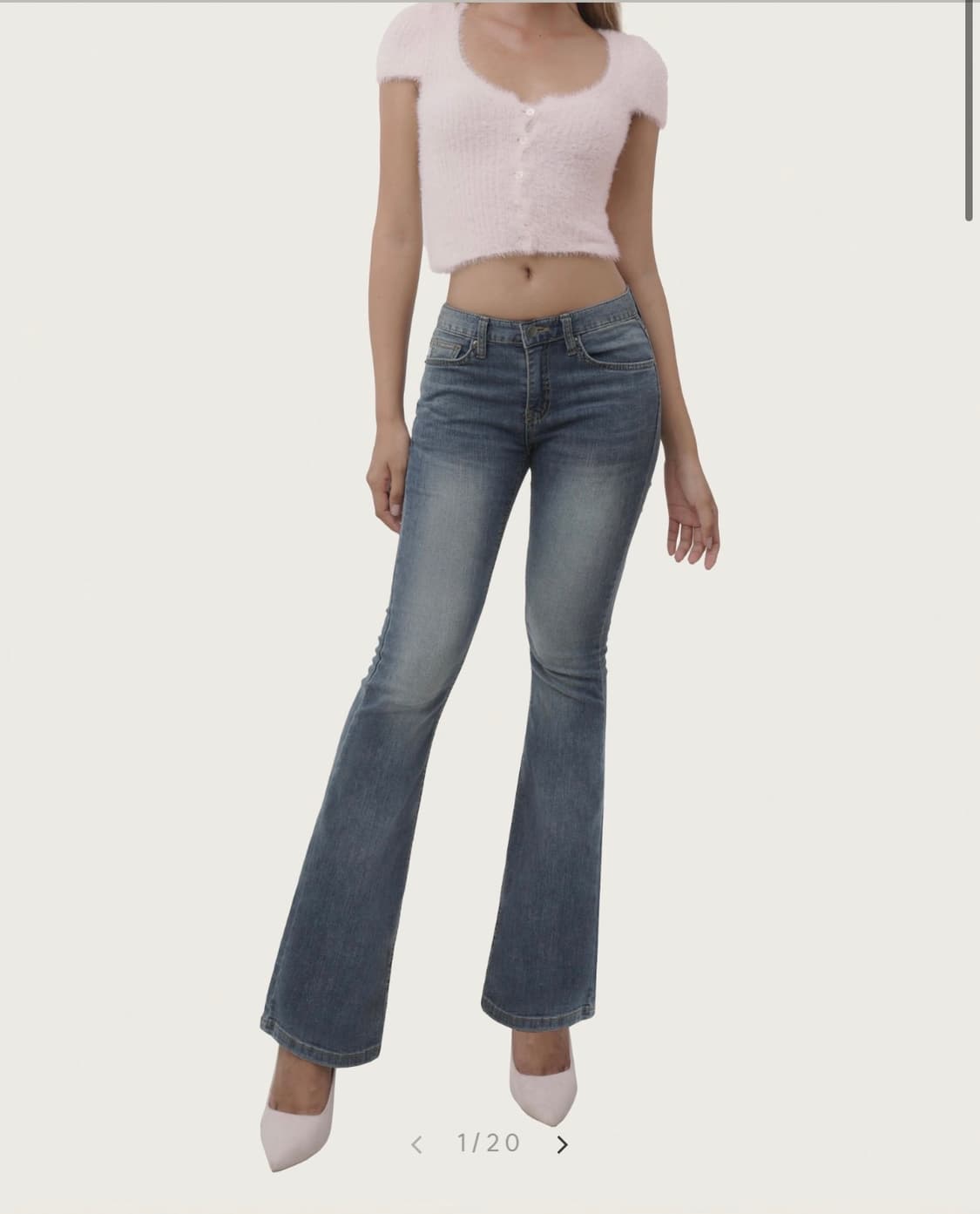 클리시어 부츠컷 청바지 (트와이스 모모 착용) 상품이미지3