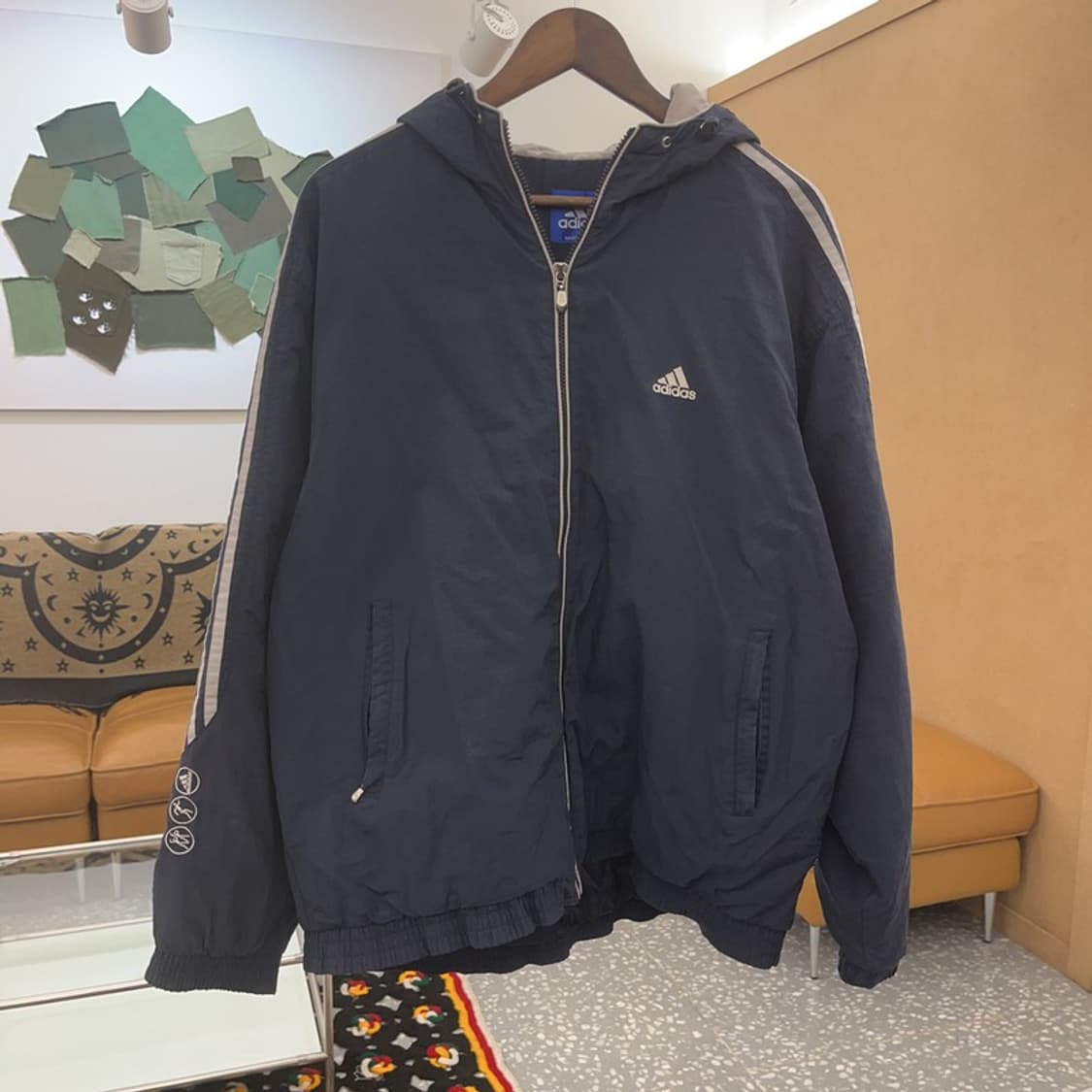 아디다스 올드스쿨 빈티지 바람막이 자켓 110 C07881 상품이미지3