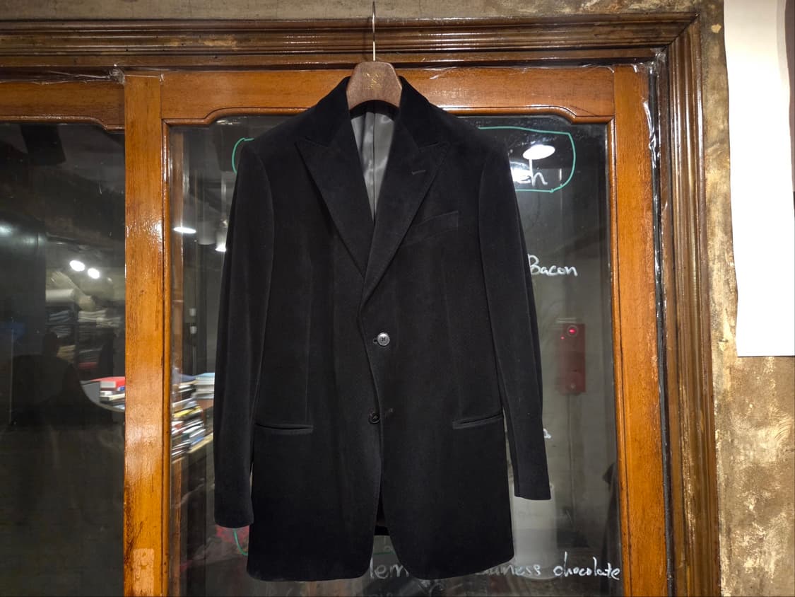 아르마니 꼴레지오니 벨루어자켓 상품이미지1