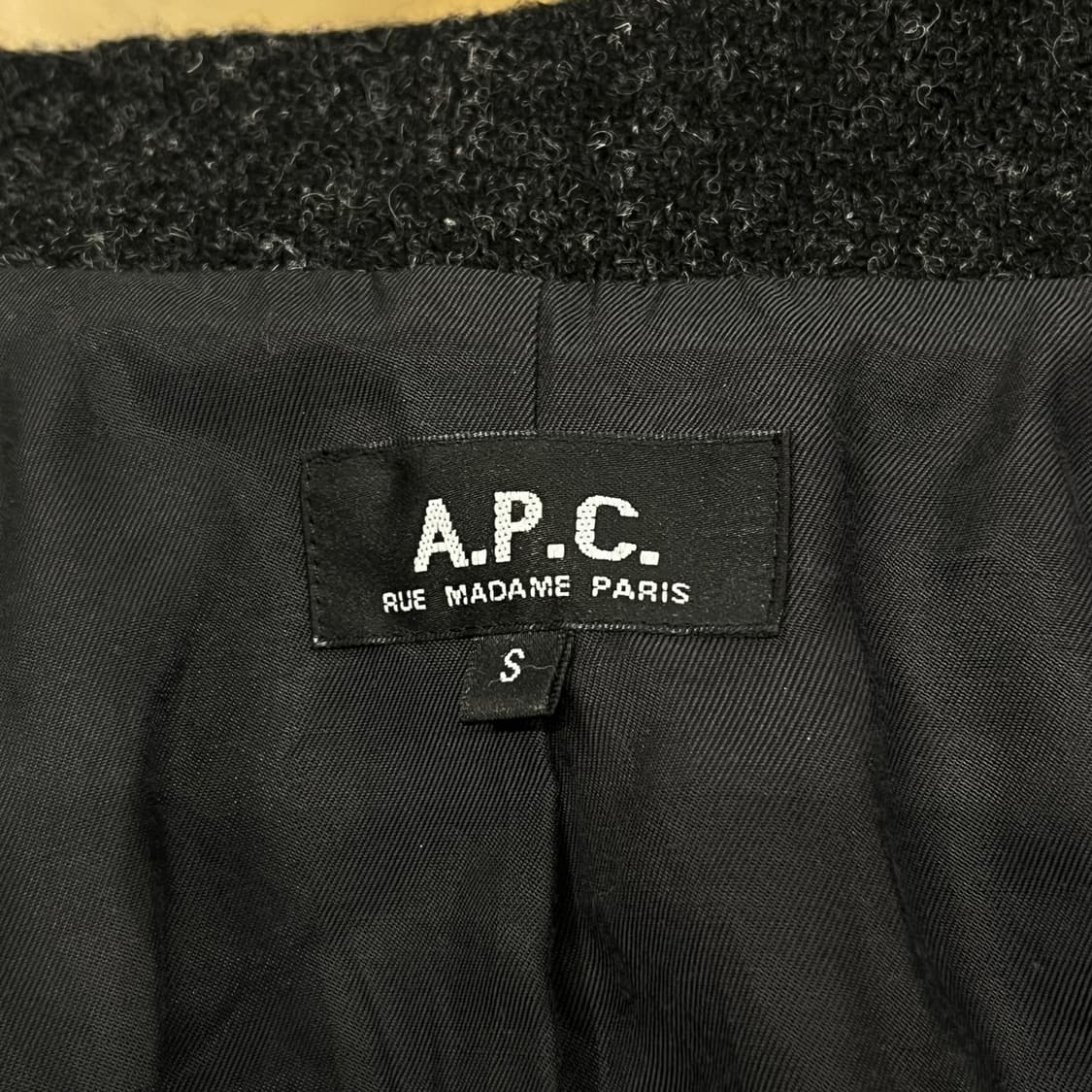 아페쎄 케이프 망토 차콜 코트  상품이미지5