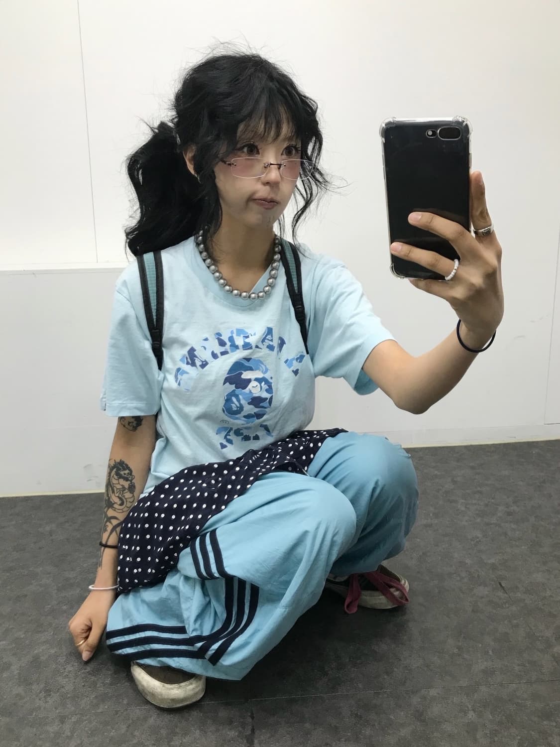 Bape Blue Camouflage T-shirt 상품이미지5