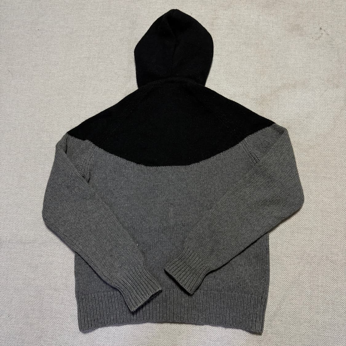 나이키 배색 니트 후드집업 상품이미지5