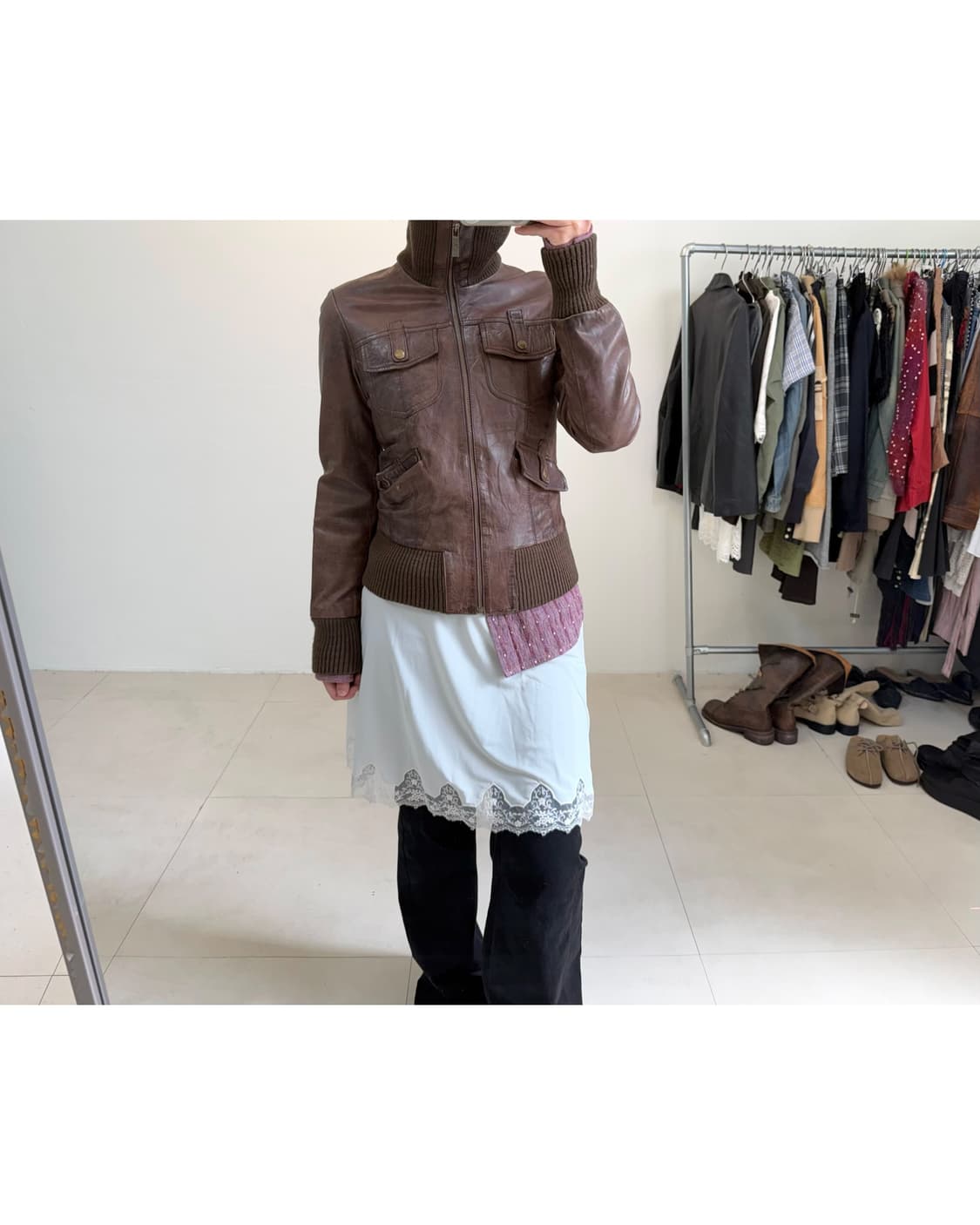 Goosecraft 양가죽 자켓 상품이미지1