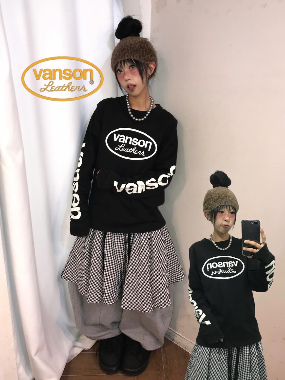 Vanson Logo Long Sleeves 상품이미지1