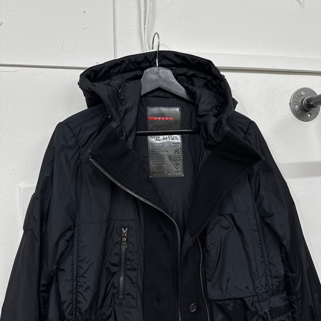 00s 프라다 스포츠 나일론 패디드 자켓 상품이미지2