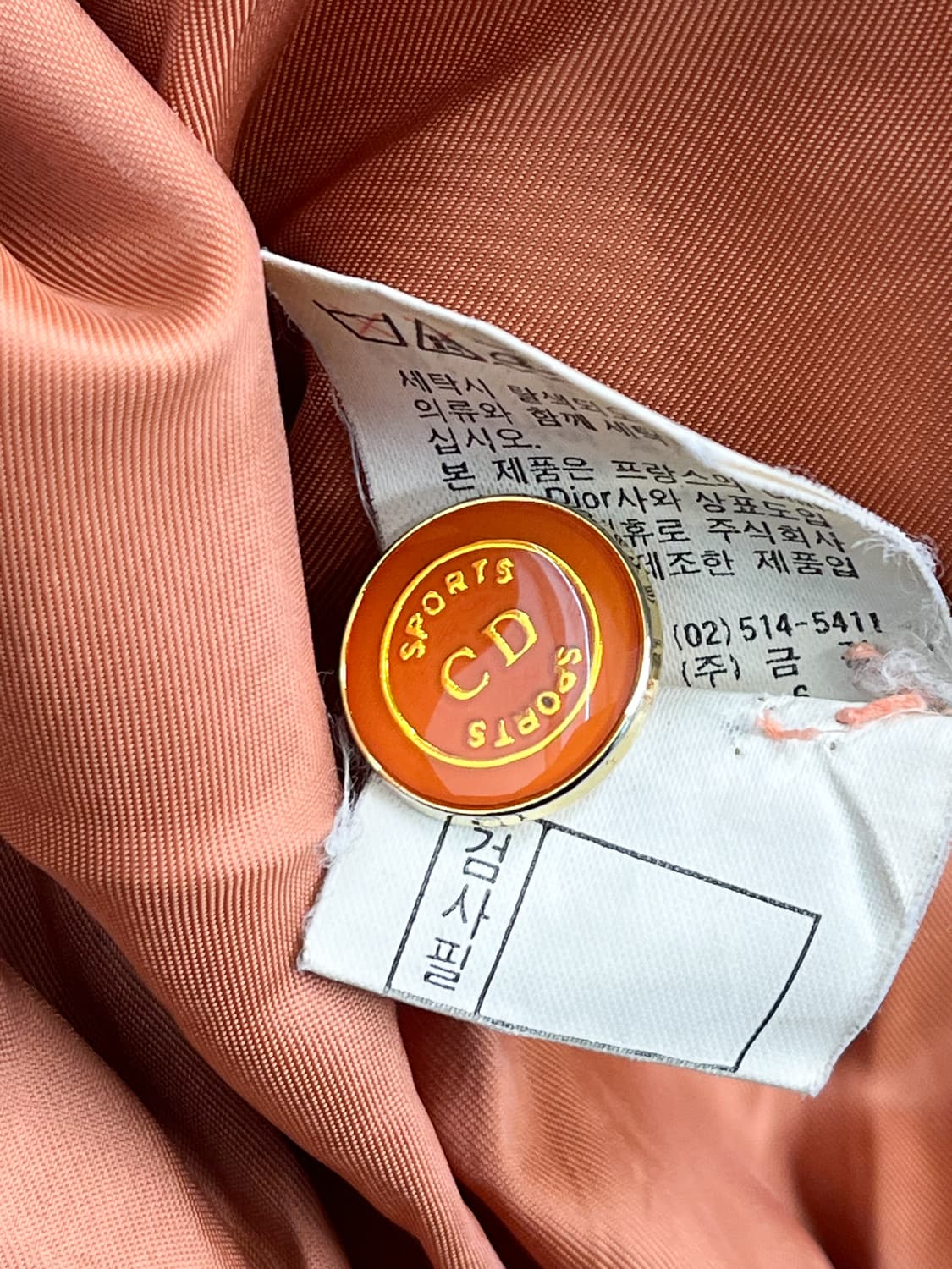 크리스챤디올 90s CD 체크 울 자켓 상품이미지9