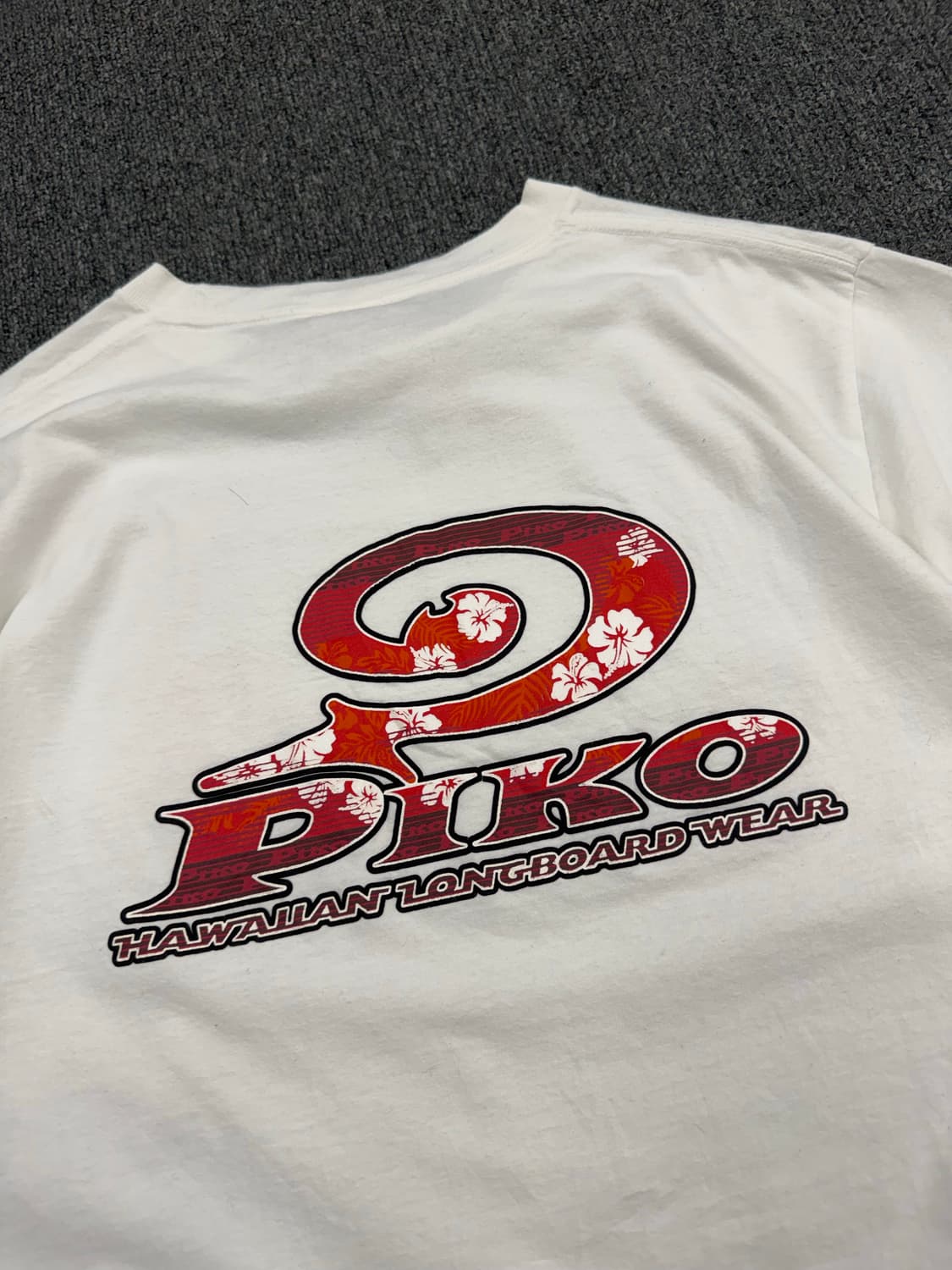 L)PIKO 빈티지 로고 프린팅 반팔 티셔츠 상품이미지6