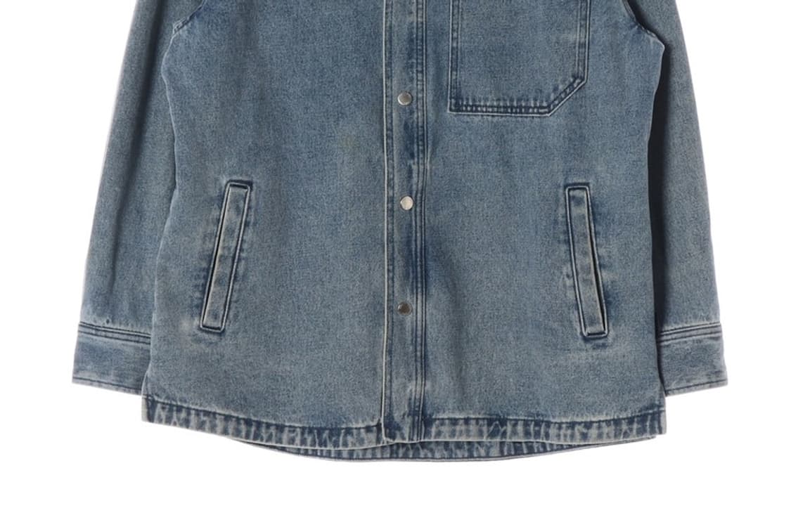 지이크 SIEG 오버핏 워싱 데님 셔츠 자켓 L 상품이미지4