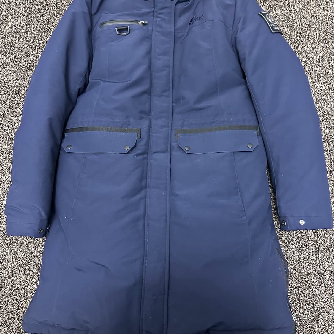 NEPA 네파 여성 구스다운 롱패딩 네이비 95사이즈 상품이미지3