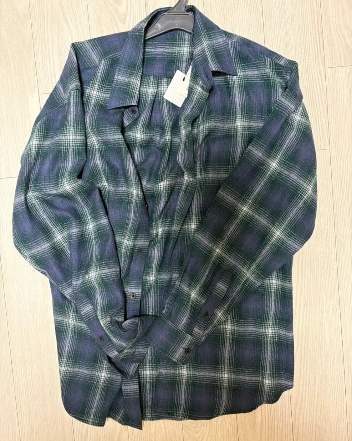 [5] AURALEE AIRY WOOL CHECK SHIRT 상품이미지2