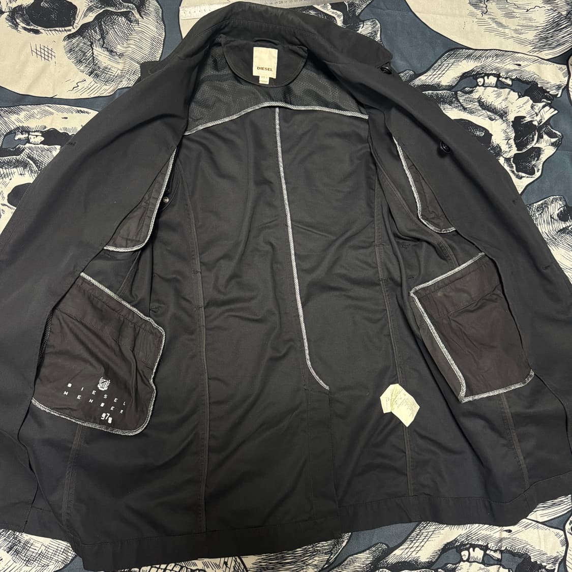 디젤 트렌치코트 남성L사이즈  상품이미지5