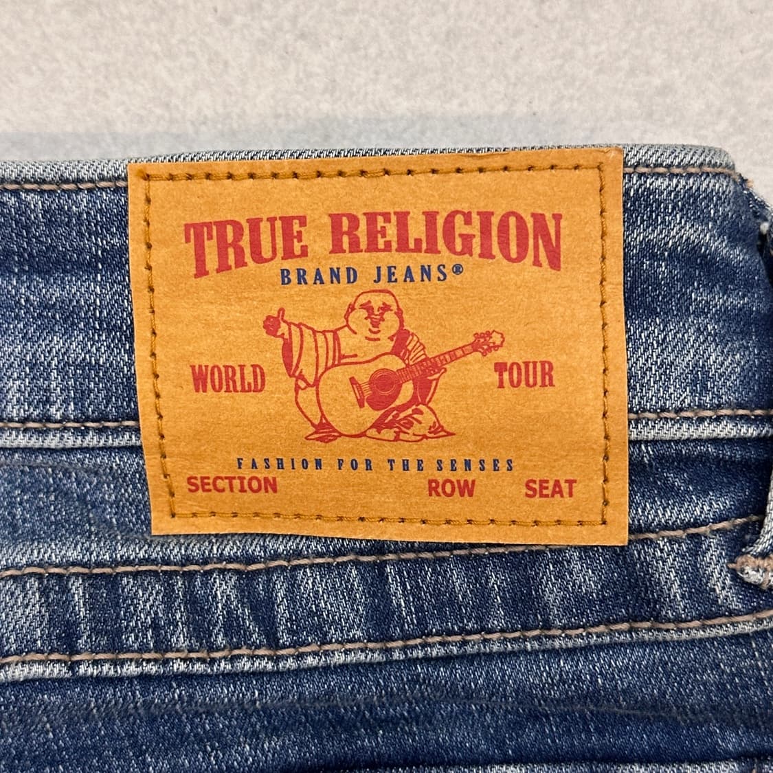 트루릴리젼 섹션 스트레이트 데님팬츠 상품이미지3