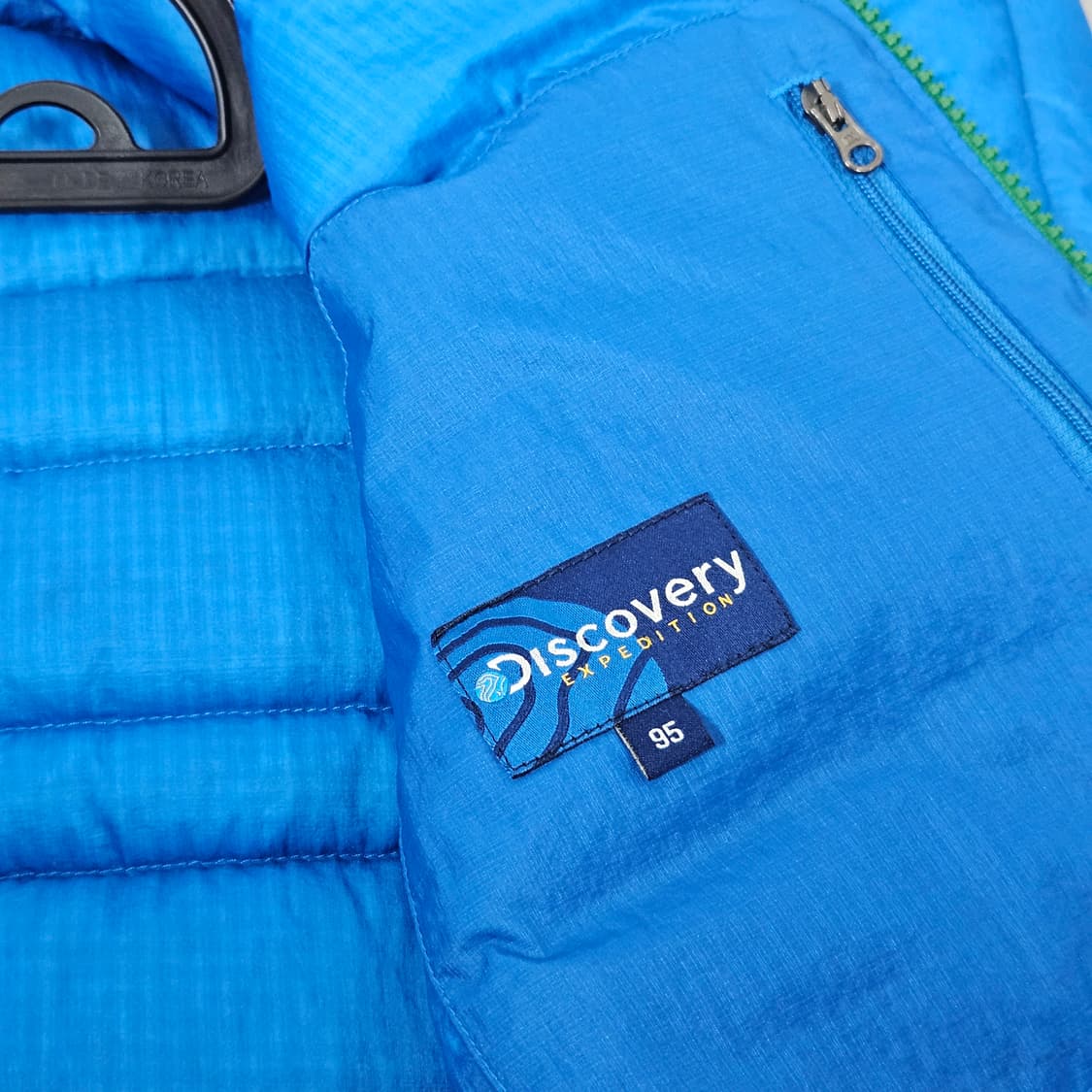 95) 디스커버리 구스다운 경량패딩 블루 상품이미지5