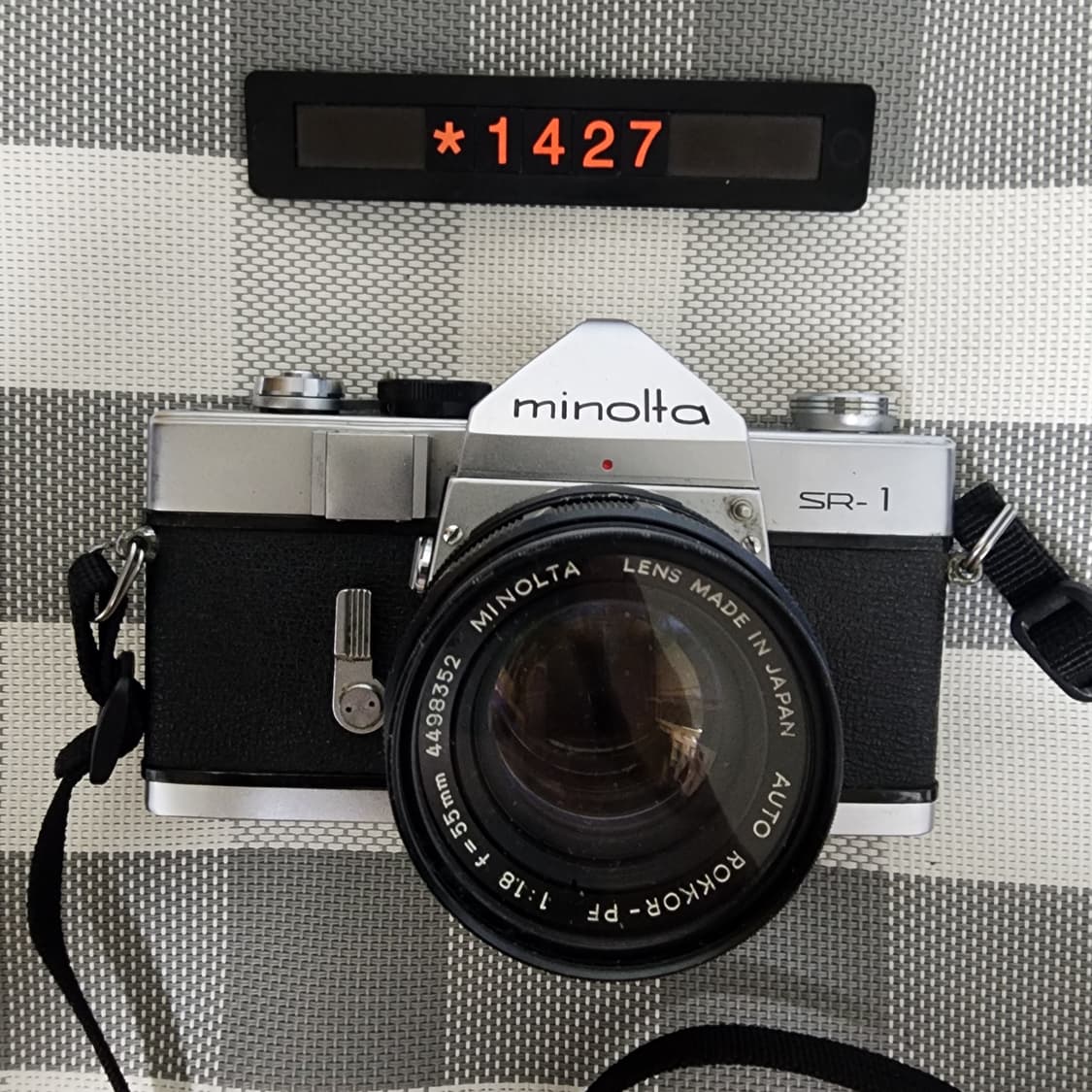 미놀타 SR-1 필름카메라 1.8 단렌즈 장착 상품이미지1