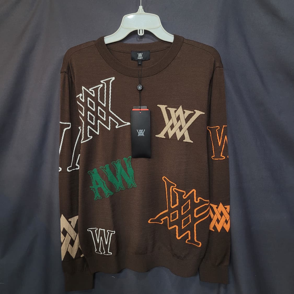 ANEW GOLF LOGO INTARSIA PULLOVER 니트 상품이미지9