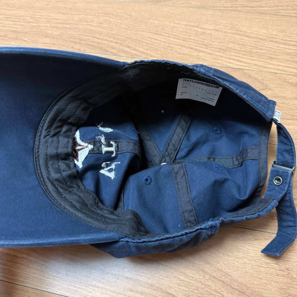 해칭룸 vtg 볼캡 네이비 상품이미지2