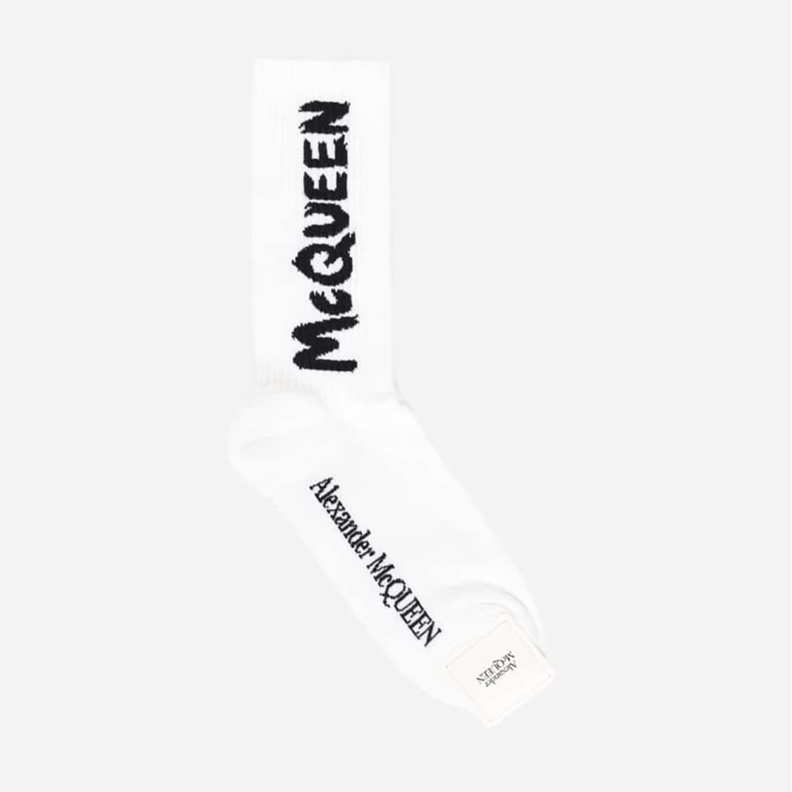 새상품 알렉산더 맥퀸 양말 화이트 삭스 상품이미지1