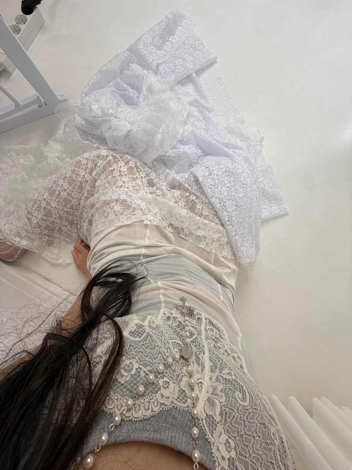 빈티지 대장 페어리 오리엔탈 슬립원피스 드레스 슬리브리스 샵502 큐빈 상품이미지1
