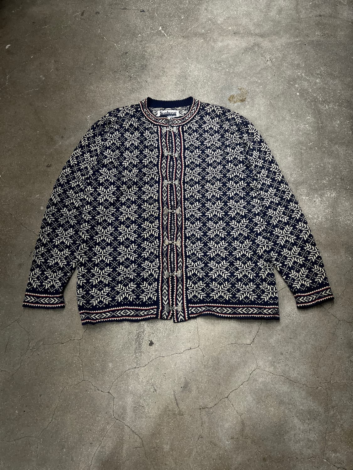 노르딕 울 가디건 2XL 상품이미지1