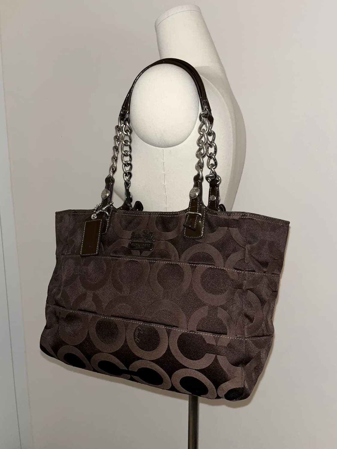 📦90ss Coach Basic Brown shoulder bag 상품이미지2