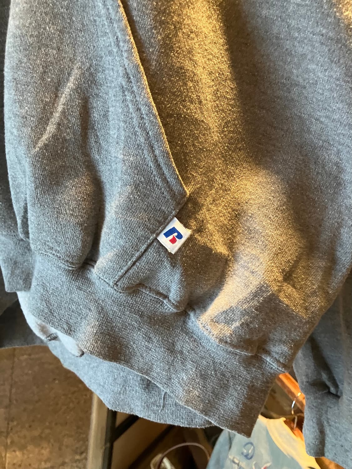 00s 빈티지 러셀 플레인 후드 스웻 셔츠 상품이미지4