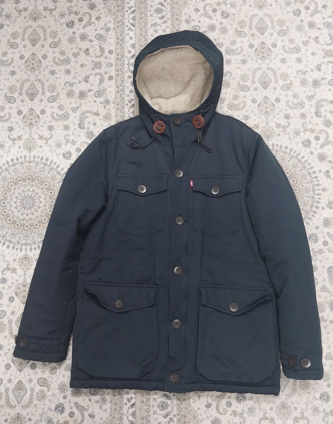 리바이스후드 털 안감 야상 점퍼 M (크게나옴) 상품이미지1