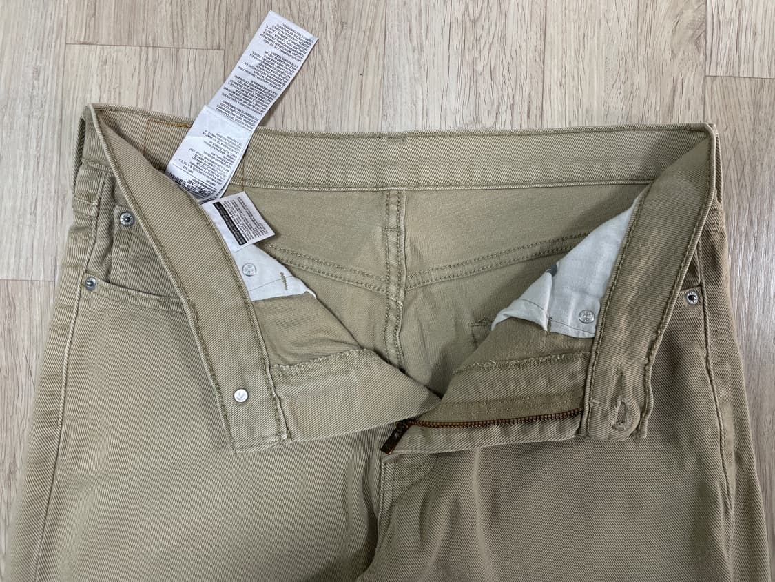 32) 리바이스 매장판 541 테이퍼드핏 베이지 데님팬츠 상품이미지5