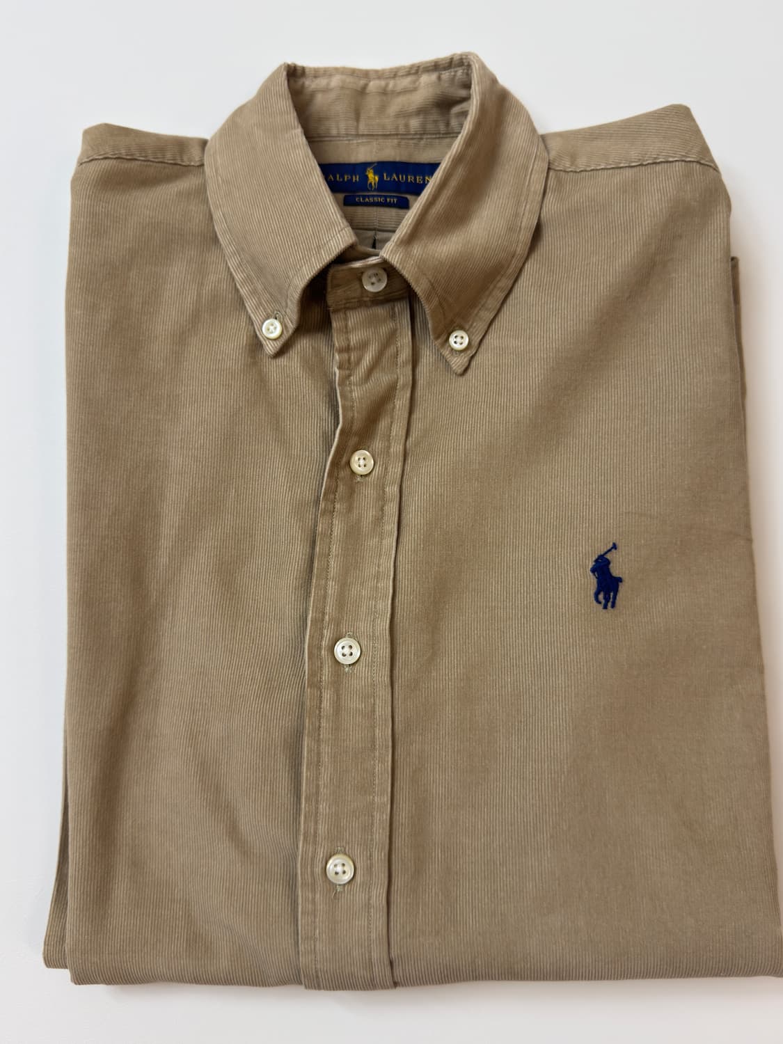 폴로 랄프로렌 셔츠 코 로드 클래식핏s  베이지 상품이미지5