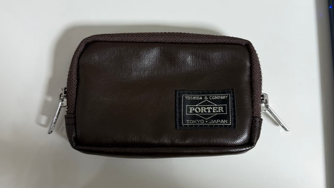 포터 프리스타일 멀티 코인 케이스 브라운 상품이미지2
