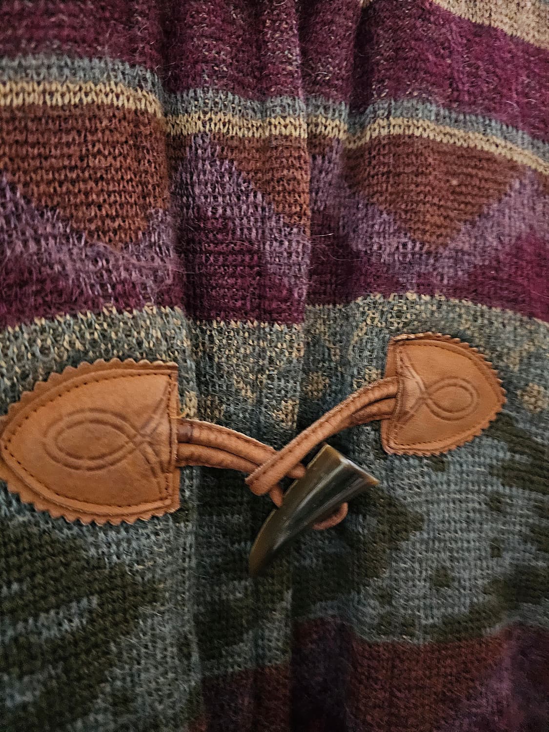 varorav 모헤어st 에스닉 울 떡볶이 아우터 상품이미지6