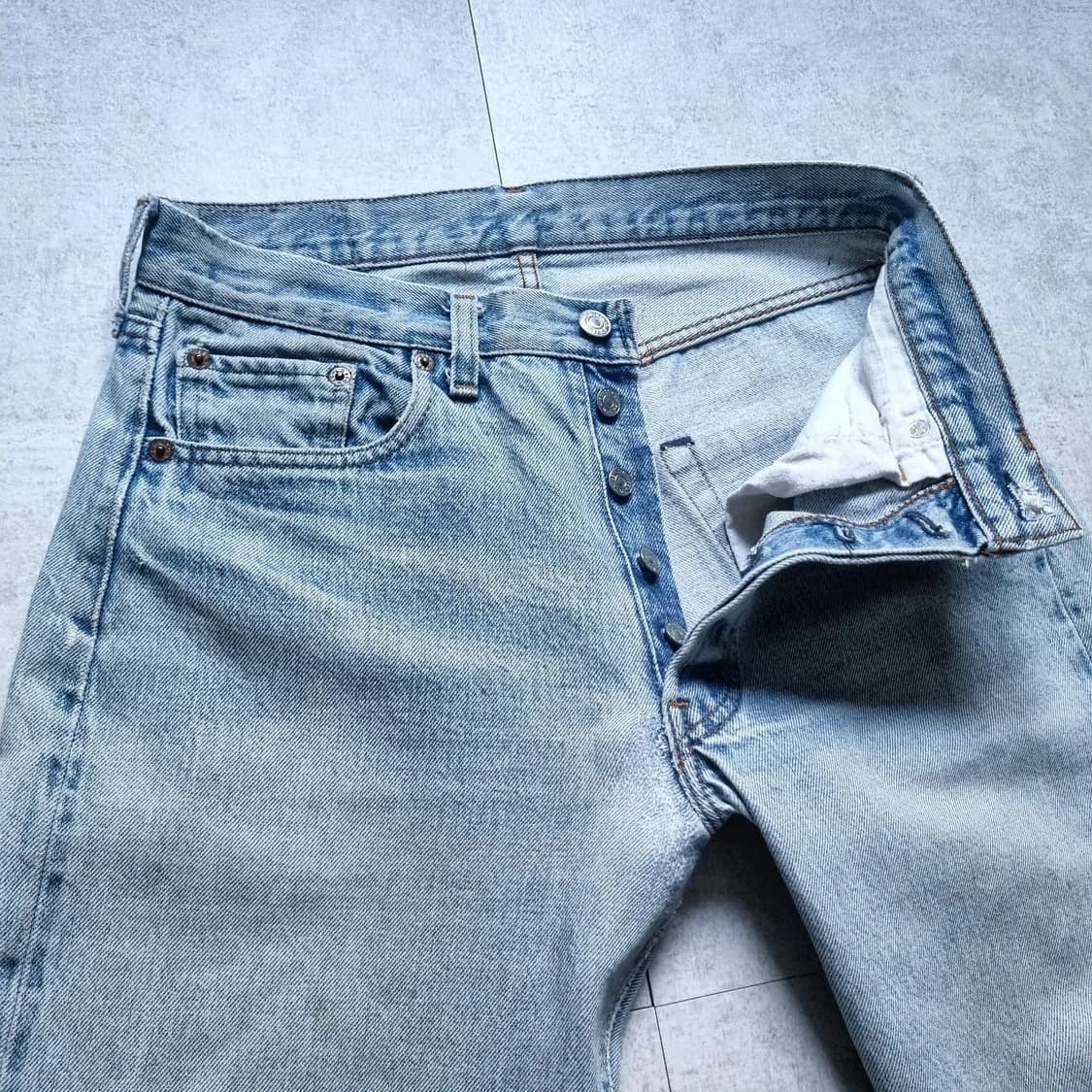 80s USA Levis 赤耳 501 Selvedge 31/30 상품이미지5