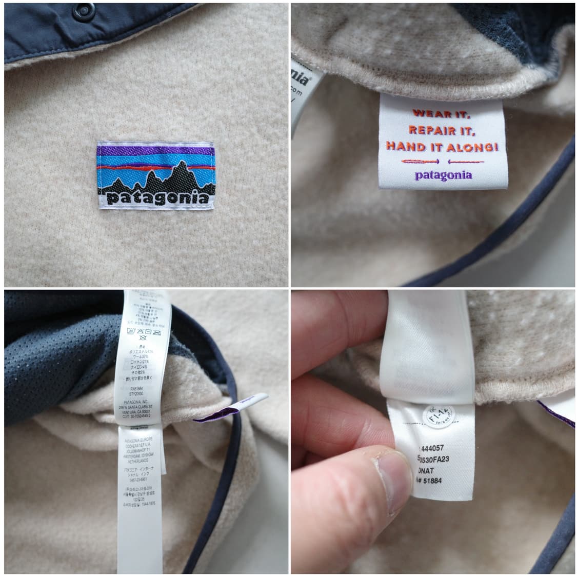 파타고니아 50주년 신칠라 스냅T 베이지 L 상품이미지6