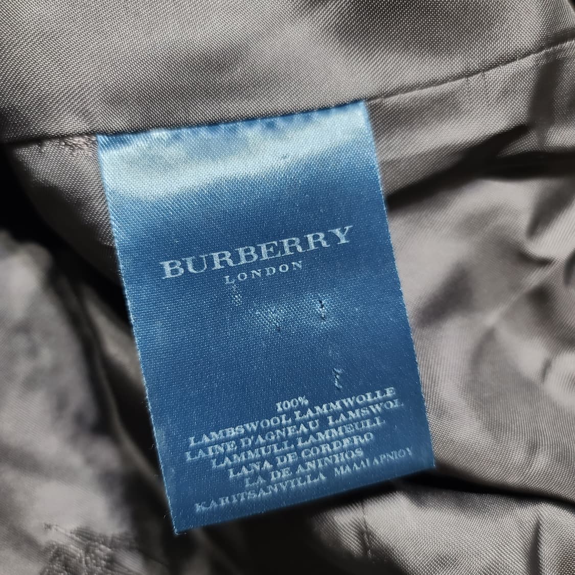 버버리 노바체크 울 롱코트[XS] 상품이미지8