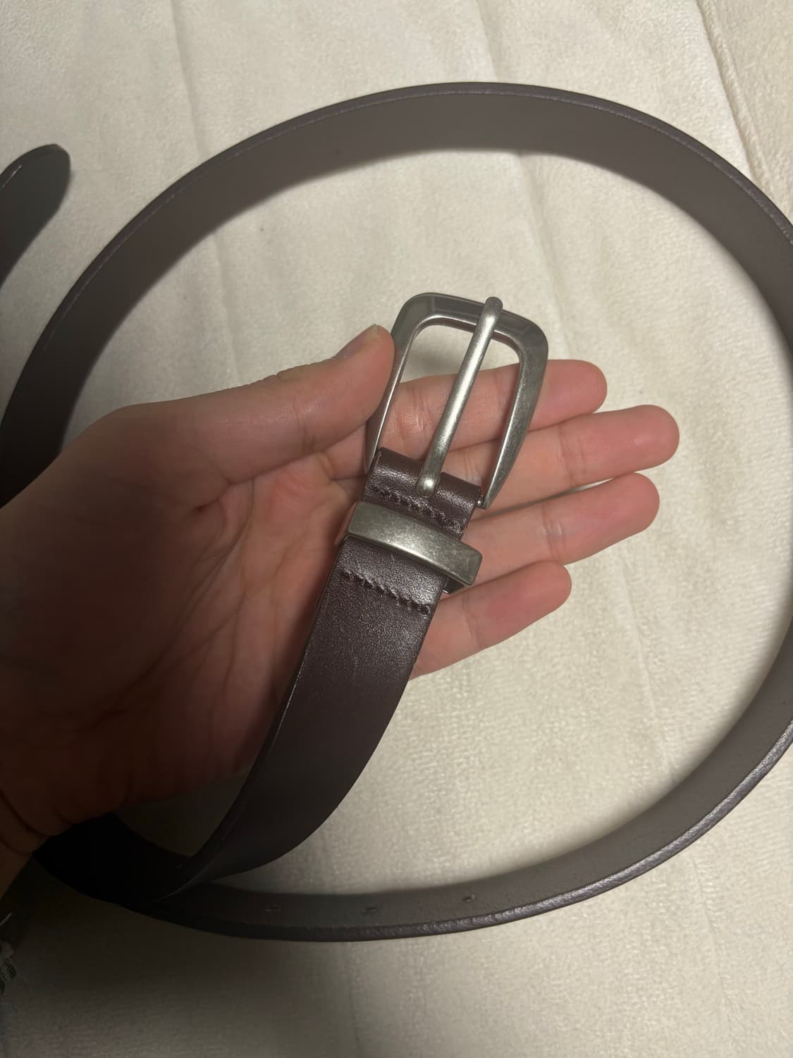 틀영 TY 데일리 레더 벨트_브라운 상품이미지4