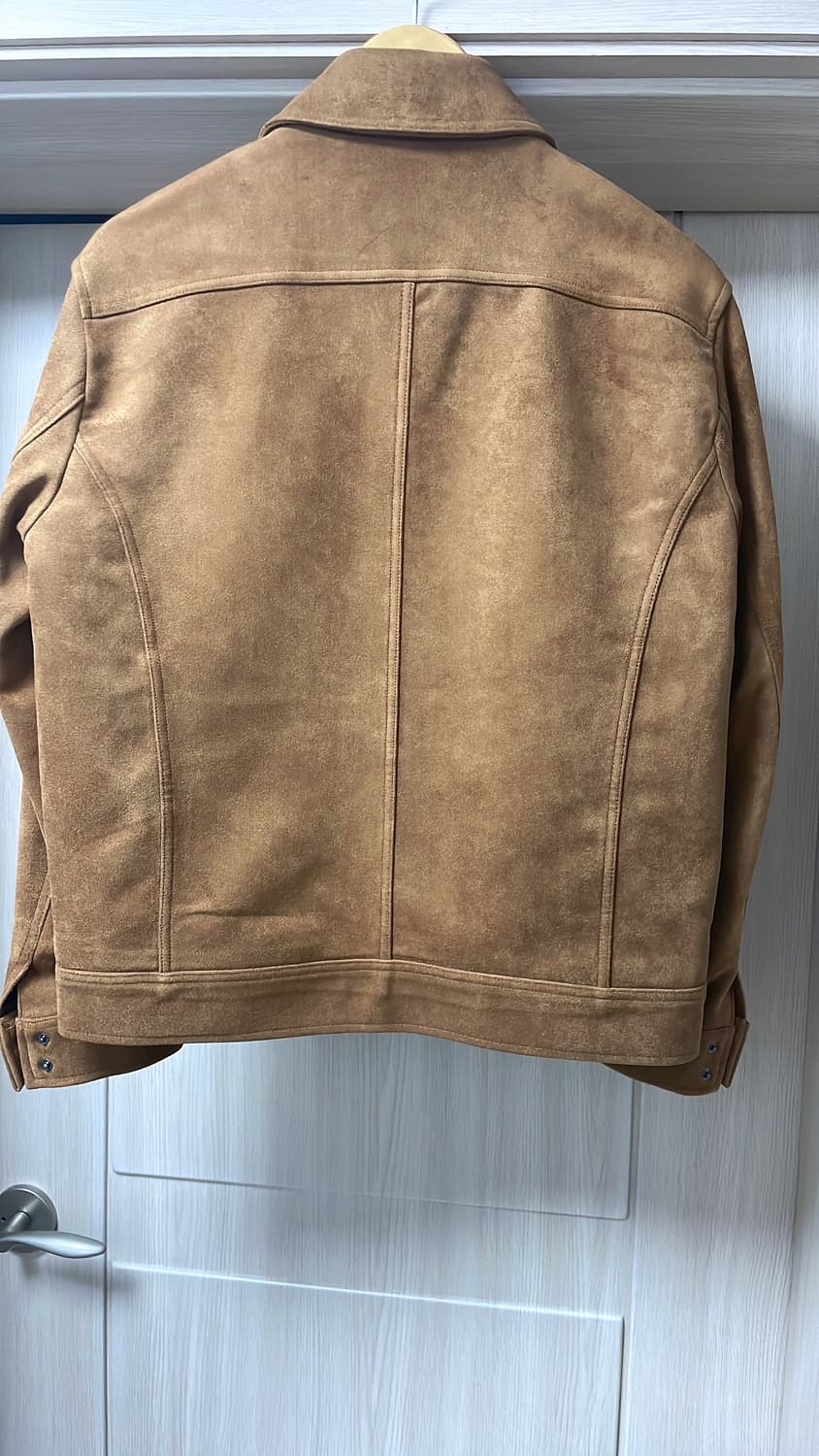 미나브 minav 스웨이드 카멜 자켓 L 사이즈 상품이미지5