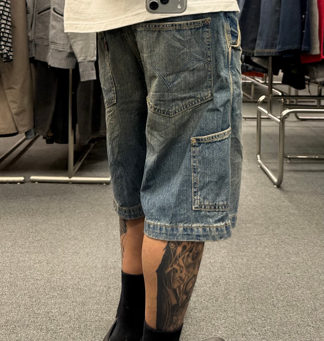 32)리바이스 빈티지 카펜터 버뮤다 데님팬츠 상품이미지2