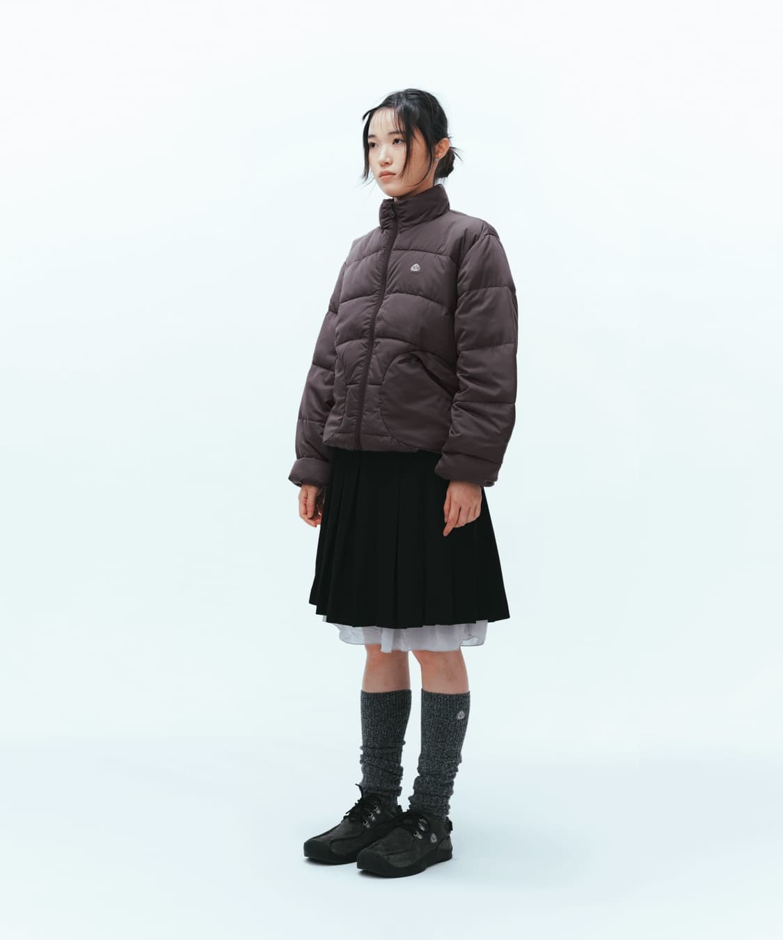 코이세이오 패딩PADDED JACKET DARK BROWN 상품이미지4