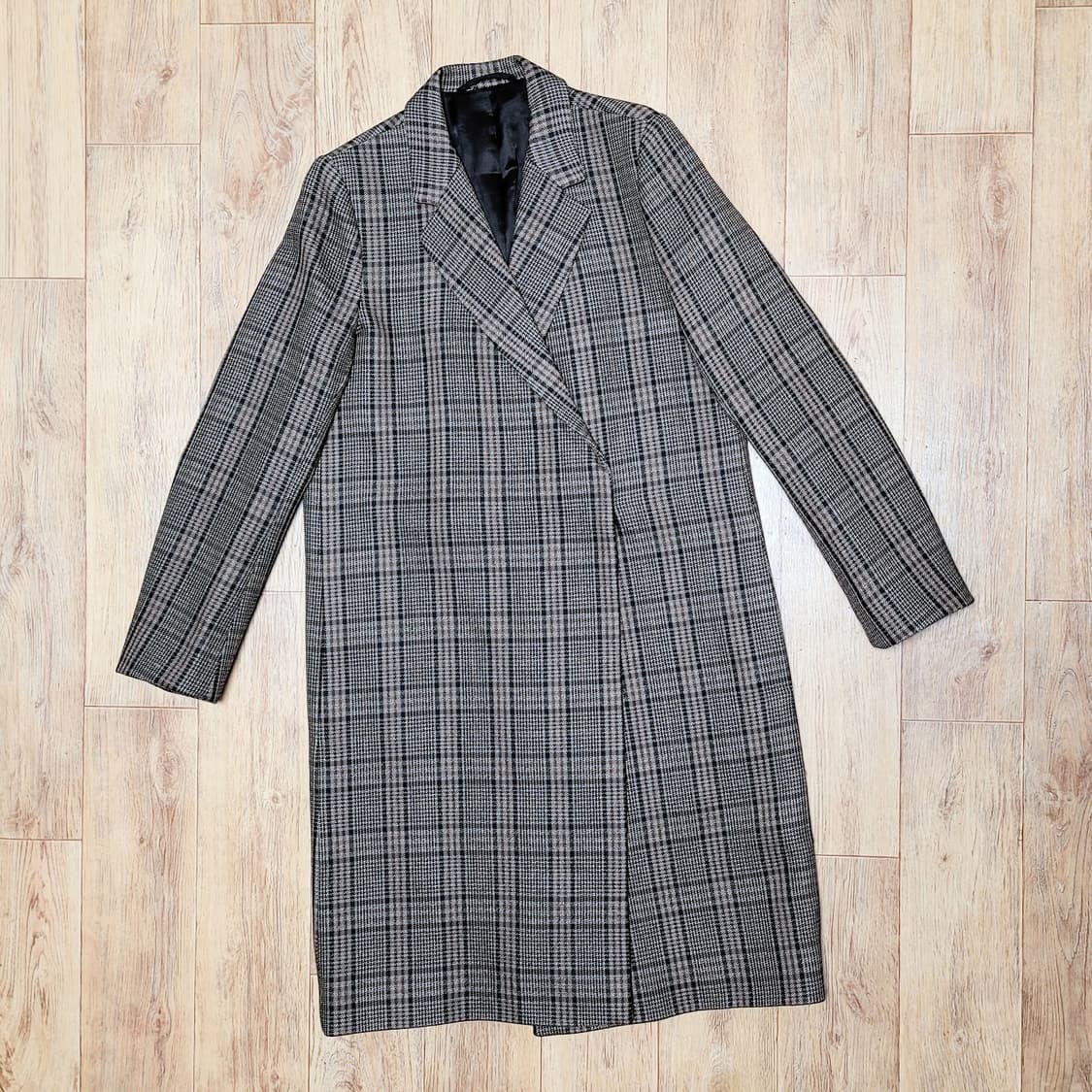 COS 체크 더블 울자켓 55-66 새상품 상품이미지5