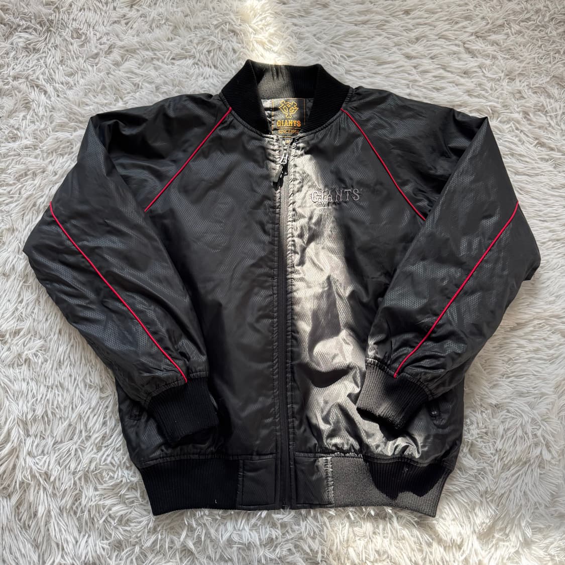 GIANTS 일본빈티지 나일론 바람막이 야구 항공 자켓 블루종 m 95 상품이미지2