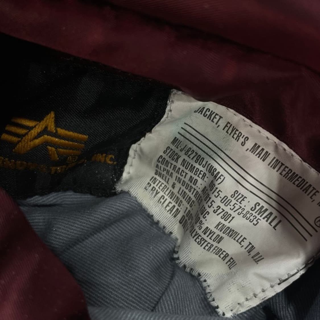 95 알파인더스트리 MA-1 항공접퍼 상품이미지3