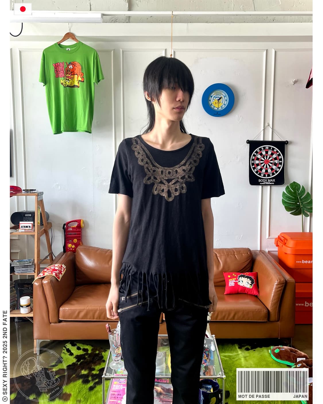 mot de passe Native Fringe 1/2 T-Shirt 상품이미지1