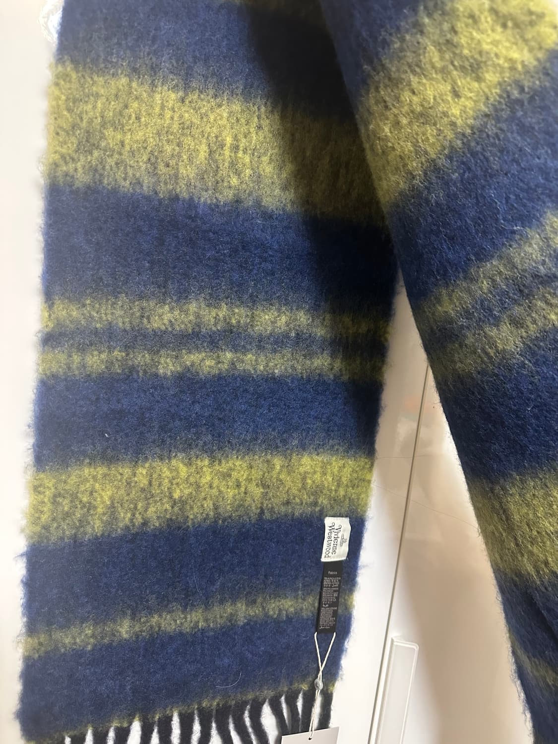 비비안웨스트우드 알파카모헤어울체크 머플러남여공용 상품이미지6