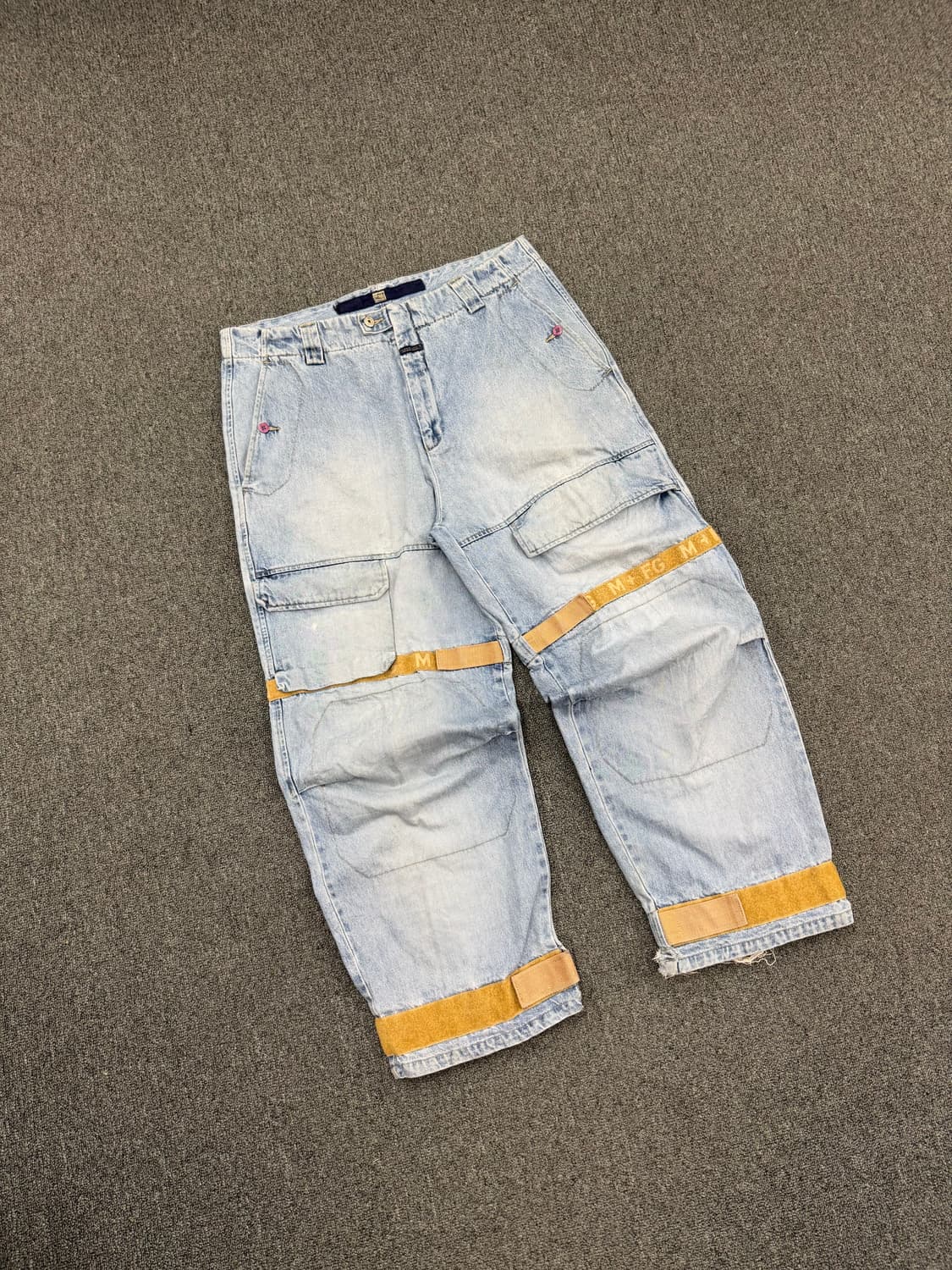 40)마리떼 프랑소와 저버 빈티지 Y2K 올드스쿨 힙합팬츠 상품이미지1