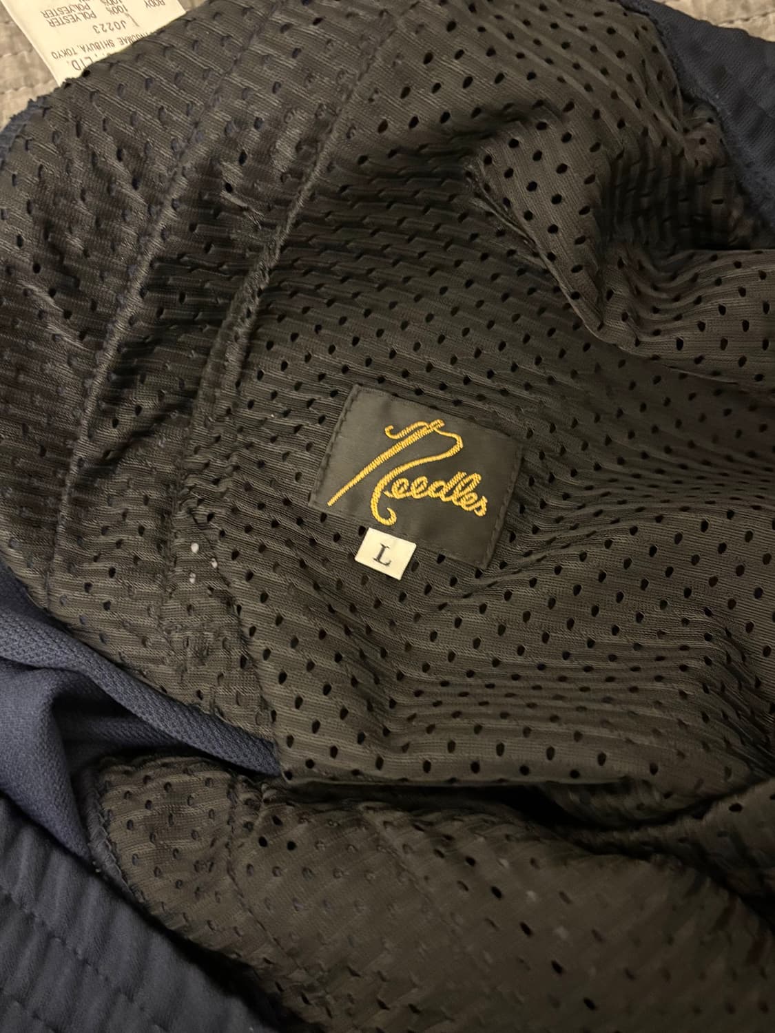 니들스 트랙팬츠 네이비 내로우핏 L 상품이미지4