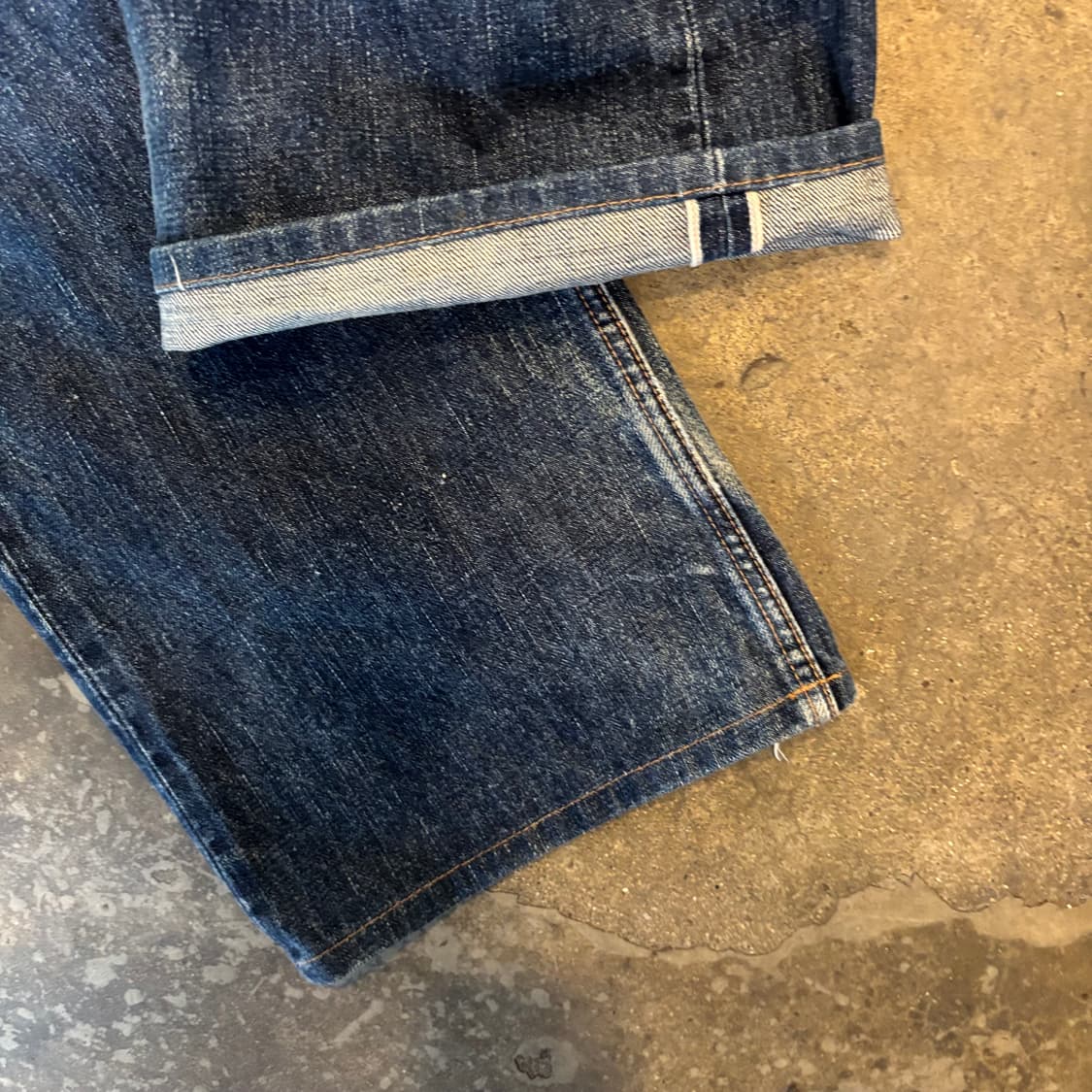 일본 트로피칼 헬 바이 코어바이터 셀비지 데님 팬츠 상품이미지8