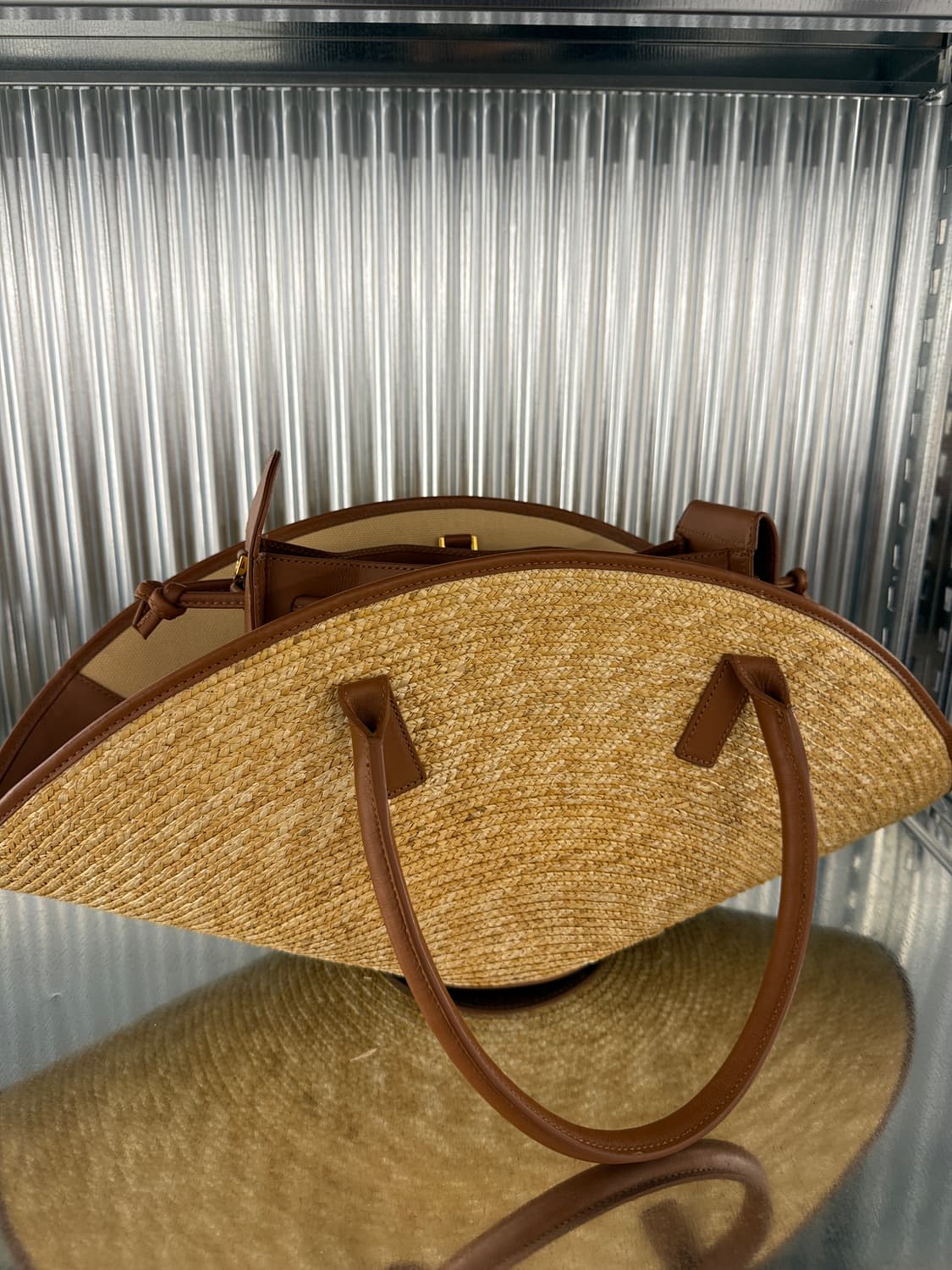 르슈아 드 주이 라피아 토트백 상품이미지3